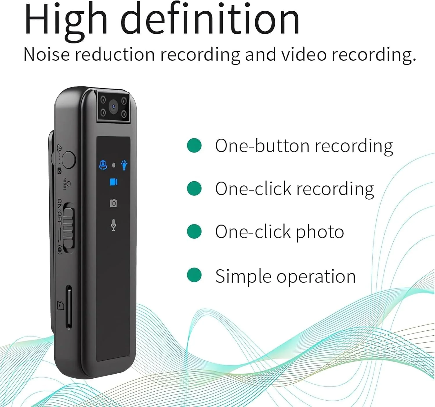 دوربین کوچک بدنه CS07 با کیفیت 1080P HD و صدا، لنز چرخان 180 درجه، دید در شب، گیره و پایه دوچرخه، باتری 5 ساعته، ضبط کننده ویدئویی پوشیدنی با کارت SD 32 گیگابایتی برای امنیت، پلیس، فضای باز، دفتر دوربین کوچک بدنه CS07 با کیفیت 1080P HD و صدا، لنز چرخان 180 درجه، دید در شب، گیره و پایه دوچرخه، باتری 5 ساعته، ضبط کننده ویدئویی پوشیدنی با کارت SD 32 گیگابایتی برای امنیت، پلیس، فضای باز، دفتر