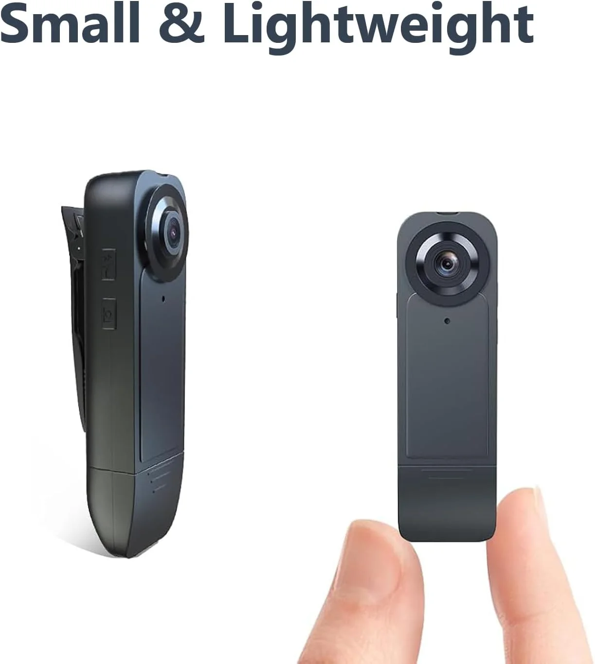 دوربین کوچک بدنه 1080P با کارت حافظه 64 گیگابایتی، دوربین بدنه قابل حمل، دوربین فیلمبرداری پوشیدنی برای امنیت، نگهبانی، سوابق کاری (مشکی) دوربین کوچک بدنه 1080P با کارت حافظه 64 گیگابایتی، دوربین بدنه قابل حمل، دوربین فیلمبرداری پوشیدنی برای امنیت، نگهبانی، سوابق کاری (مشکی)