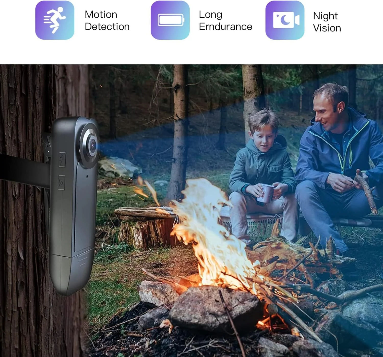 دوربین کوچک بدنه 1080P با کارت حافظه 64 گیگابایتی، دوربین بدنه قابل حمل، دوربین فیلمبرداری پوشیدنی برای امنیت، نگهبانی، سوابق کاری (مشکی) دوربین کوچک بدنه 1080P با کارت حافظه 64 گیگابایتی، دوربین بدنه قابل حمل، دوربین فیلمبرداری پوشیدنی برای امنیت، نگهبانی، سوابق کاری (مشکی)