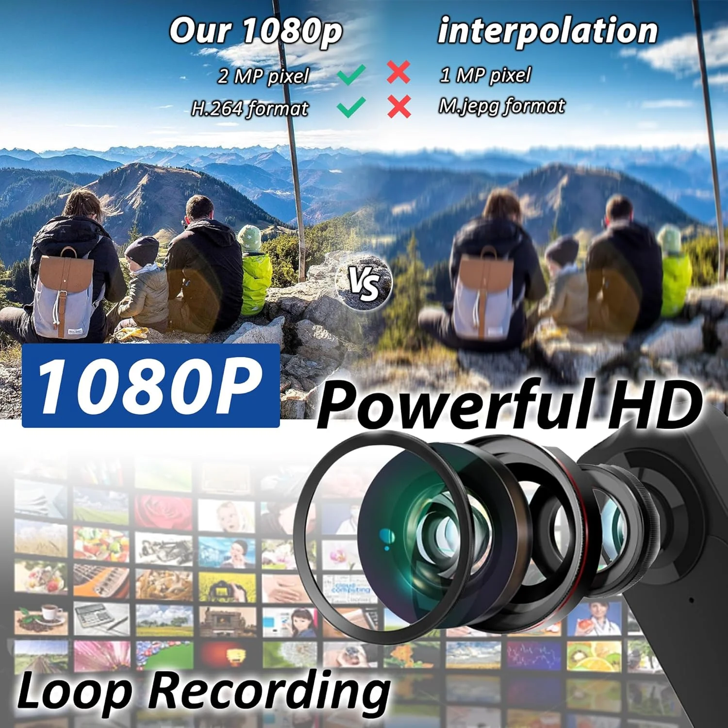 دوربین کوچک بدنه با قابلیت ضبط صدا و تصویر 1080P HD - دوربین با دید در شب 64 گیگابایت و 6 ساعت عمر باتری - دوربین فیلمبرداری شخصی پوشیدنی - مناسب برای ضبط روزانه، دوچرخه سواری، تحویل، و مشاغل خدماتی دوربین کوچک بدنه با قابلیت ضبط صدا و تصویر 1080P HD - دوربین با دید در شب 64 گیگابایت و 6 ساعت عمر باتری - دوربین فیلمبرداری شخصی پوشیدنی - مناسب برای ضبط روزانه، دوچرخه سواری، تحویل، و مشاغل خدماتی
