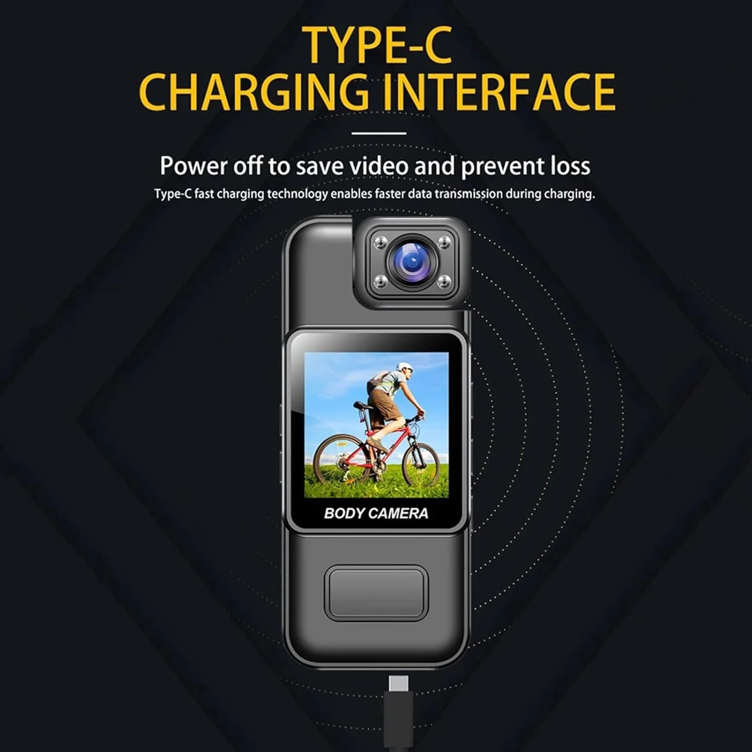 دوربین بدنه وای فای 4K با صدا و تصویر، دوربین فیلمبرداری پوشیدنی با لنز چرخان 180 درجه، تشخیص حرکت، گیره پشتی برای اجرای قانون، تحویل، مسافرت شخصی، ورزش های فضای باز دوربین بدنه وای فای 4K با صدا و تصویر، دوربین فیلمبرداری پوشیدنی با لنز چرخان 180 درجه، تشخیص حرکت، گیره پشتی برای اجرای قانون، تحویل، مسافرت شخصی، ورزش های فضای باز