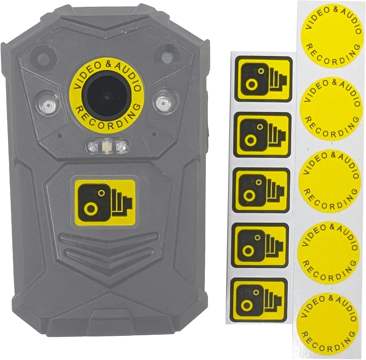 برچسب های دوربین بدنه BR1 BR3 BR5، برچسب های ضبط ویدئو، دوربین مداربسته زرد، مجموعه 5 عددی برچسب هشدار امنیتی، سازگار با برخی از دوربین های Recall، Boblov، Spikecam و Rewire برچسب های دوربین بدنه BR1 BR3 BR5، برچسب های ضبط ویدئو، دوربین مداربسته زرد، مجموعه 5 عددی برچسب هشدار امنیتی، سازگار با برخی از دوربین های Recall، Boblov، Spikecam و Rewire