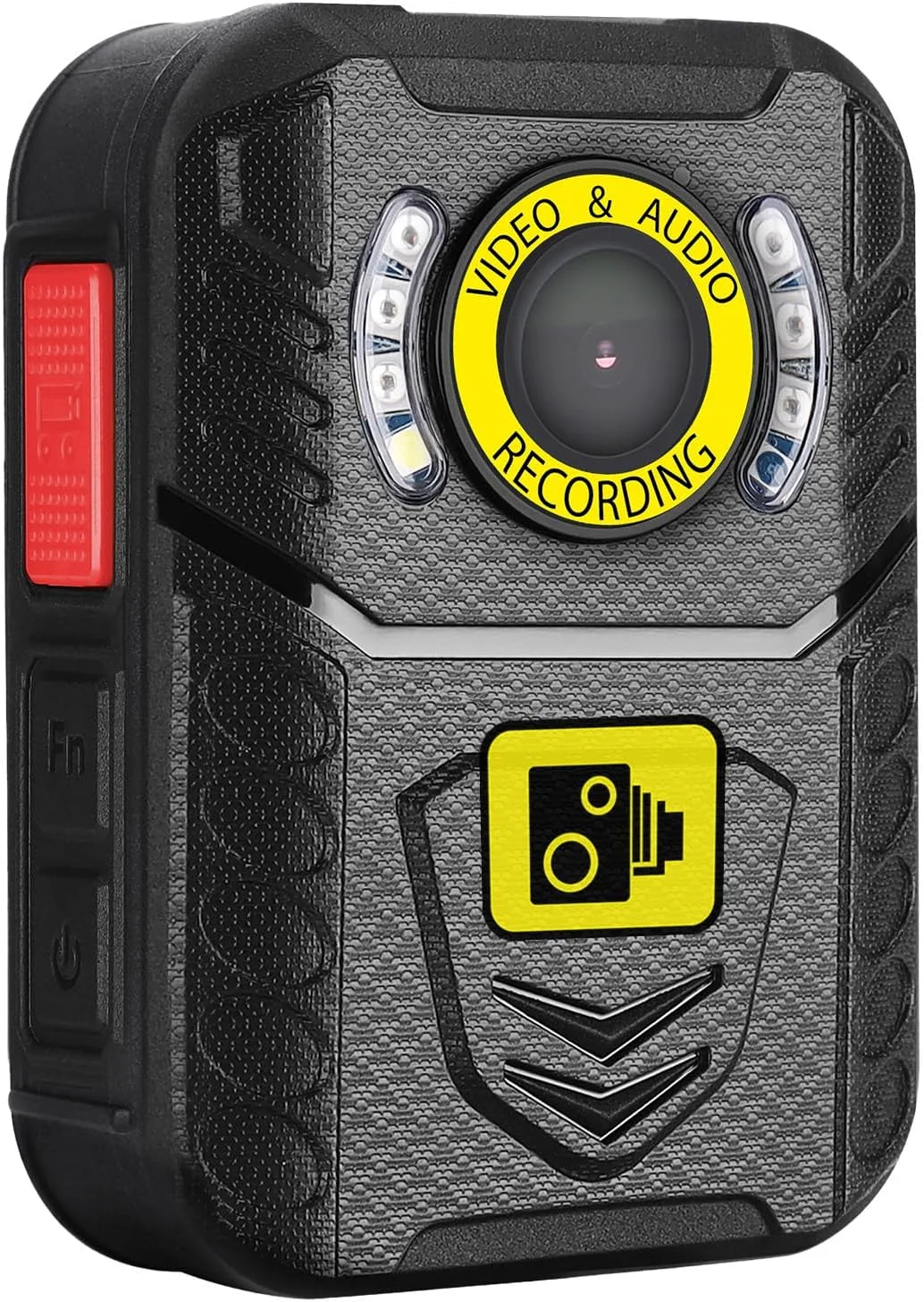 دوربین بدنه امنیتی حرفه ای BR3، دوربین پوشیدنی فوق العاده HD 1440p با حافظه داخلی بزرگ 128 گیگابایتی با قفل رمز عبور، دوربین دید در شب با اتصال دهنده Klick Fast و صفحه نمایش 2 اینچی