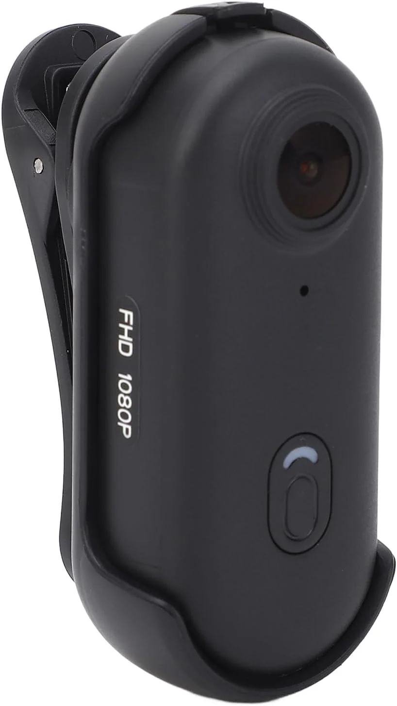 دوربین اکشن Asixxsix، دوربین کوچک بدنه با زاویه دید گسترده 120 درجه و کیفیت 1080P، دوربین ورزشی انگشتی مغناطیسی ضد آب، ضبط کننده ویدیویی پوشیدنی برای مسافرت، ماهیگیری، دوچرخه سواری