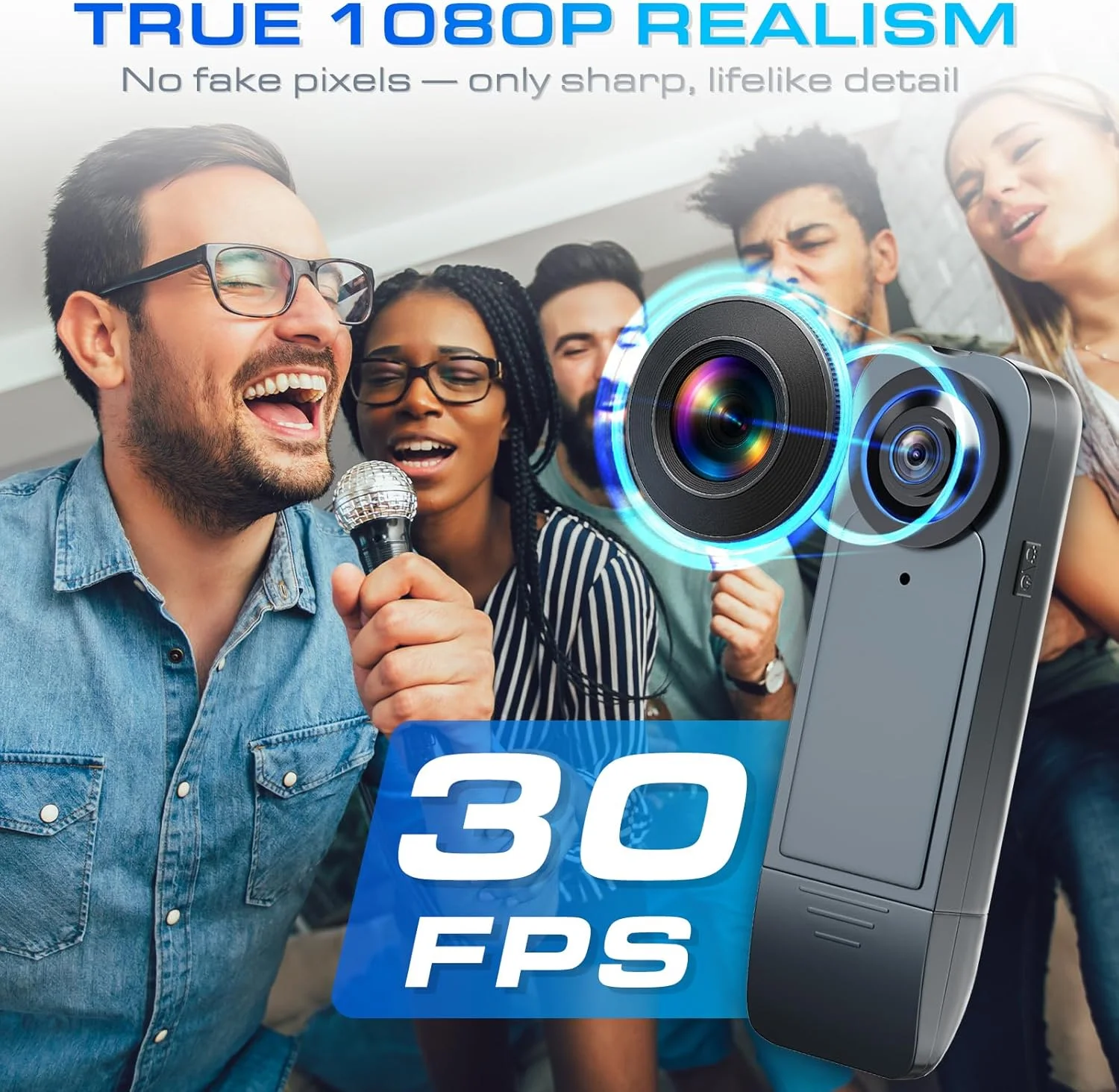 دوربین کوچک بدنه با کیفیت 1080P واقعی و حافظه 64 گیگابایت – دوربین قابل حمل با کارت خوان 4 در 1 منحصر به فرد برای پخش مستقیم در تلفن – ایده آل برای موتورسواران، پیک ها و امنیت شخصی دوربین کوچک بدنه با کیفیت 1080P واقعی و حافظه 64 گیگابایت – دوربین قابل حمل با کارت خوان 4 در 1 منحصر به فرد برای پخش مستقیم در تلفن – ایده آل برای موتورسواران، پیک ها و امنیت شخصی