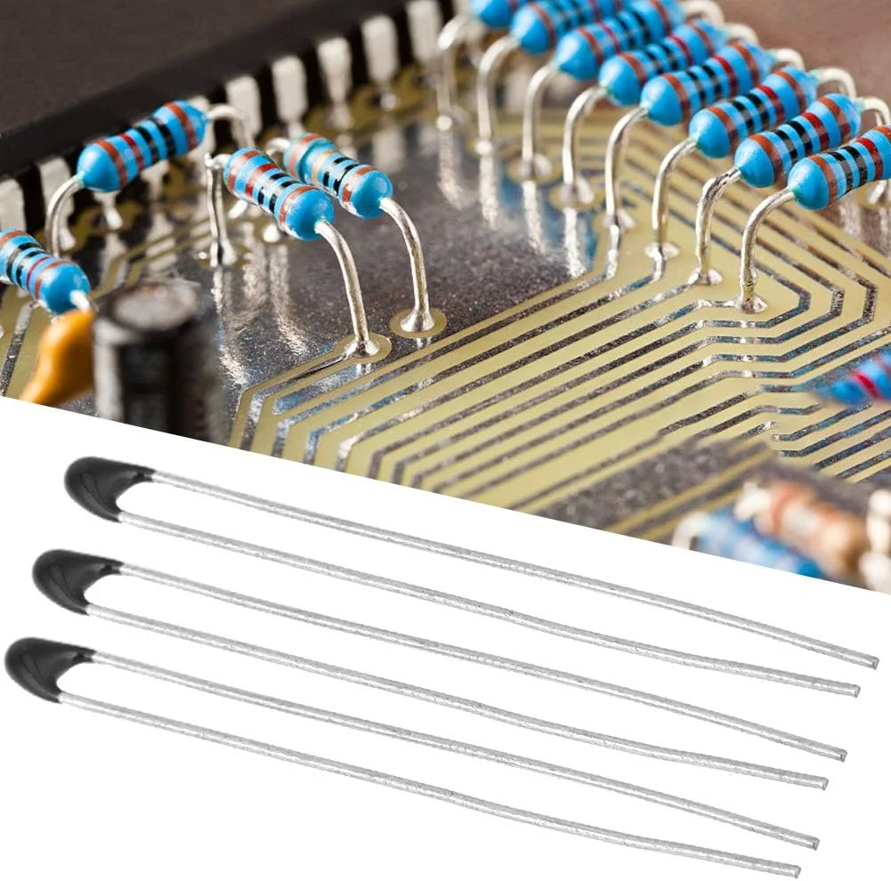 مجموعه 10 عددی ترمیستور 10K 3435K با کابل 30 میلیمتری، سنسور دمای با دقت بالا برای پرینتر سه بعدی، تهویه مطبوع، آکواریوم، موتور خودرو و کنترل دمای مدارهای الکترونیکی (10K-B3470-L30) مجموعه 10 عددی ترمیستور 10K 3435K با کابل 30 میلیمتری، سنسور دمای با دقت بالا برای پرینتر سه بعدی، تهویه مطبوع، آکواریوم، موتور خودرو و کنترل دمای مدارهای الکترونیکی (10K-B3470-L30)