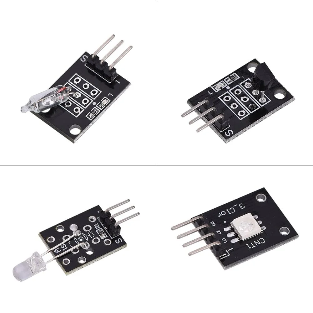 کیت ماژول سنسور 37 در 1، مجموعه سنسور الکتریکی برد مدار چاپی به همراه آموزش CD، کیت دارای 37 سنسور برای آموزش کیت ماژول سنسور 37 در 1، مجموعه سنسور الکتریکی برد مدار چاپی به همراه آموزش CD، کیت دارای 37 سنسور برای آموزش