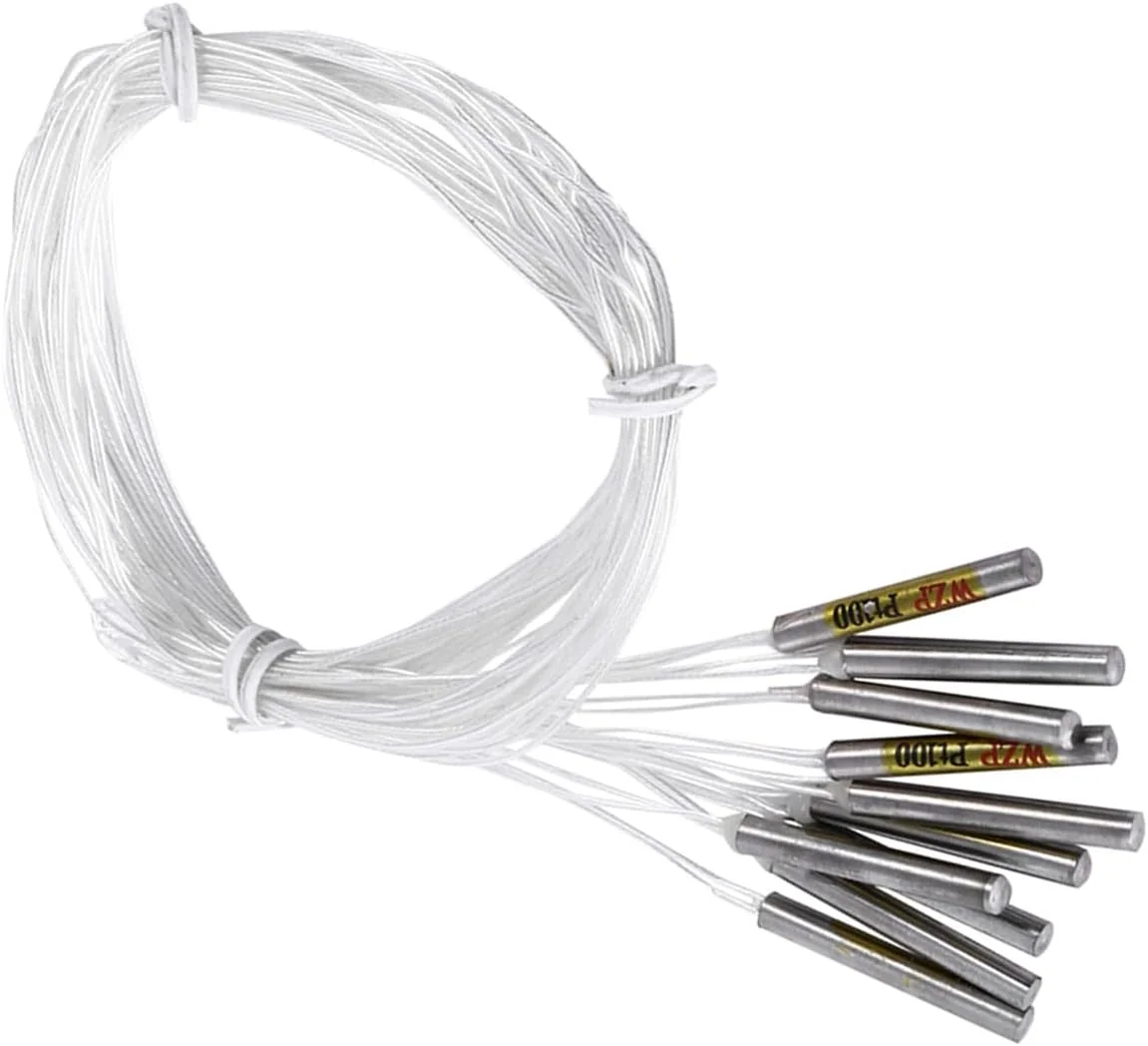 پروب سنسور دمای ضد آب PT100 با عملکرد دقت بالا، محدوده گسترده و ساختار کوچک - 10 عدد پروب سنسور ضد آب PT100 پروب سنسور دمای ضد آب PT100 با عملکرد دقت بالا، محدوده گسترده و ساختار کوچک - 10 عدد پروب سنسور ضد آب PT100