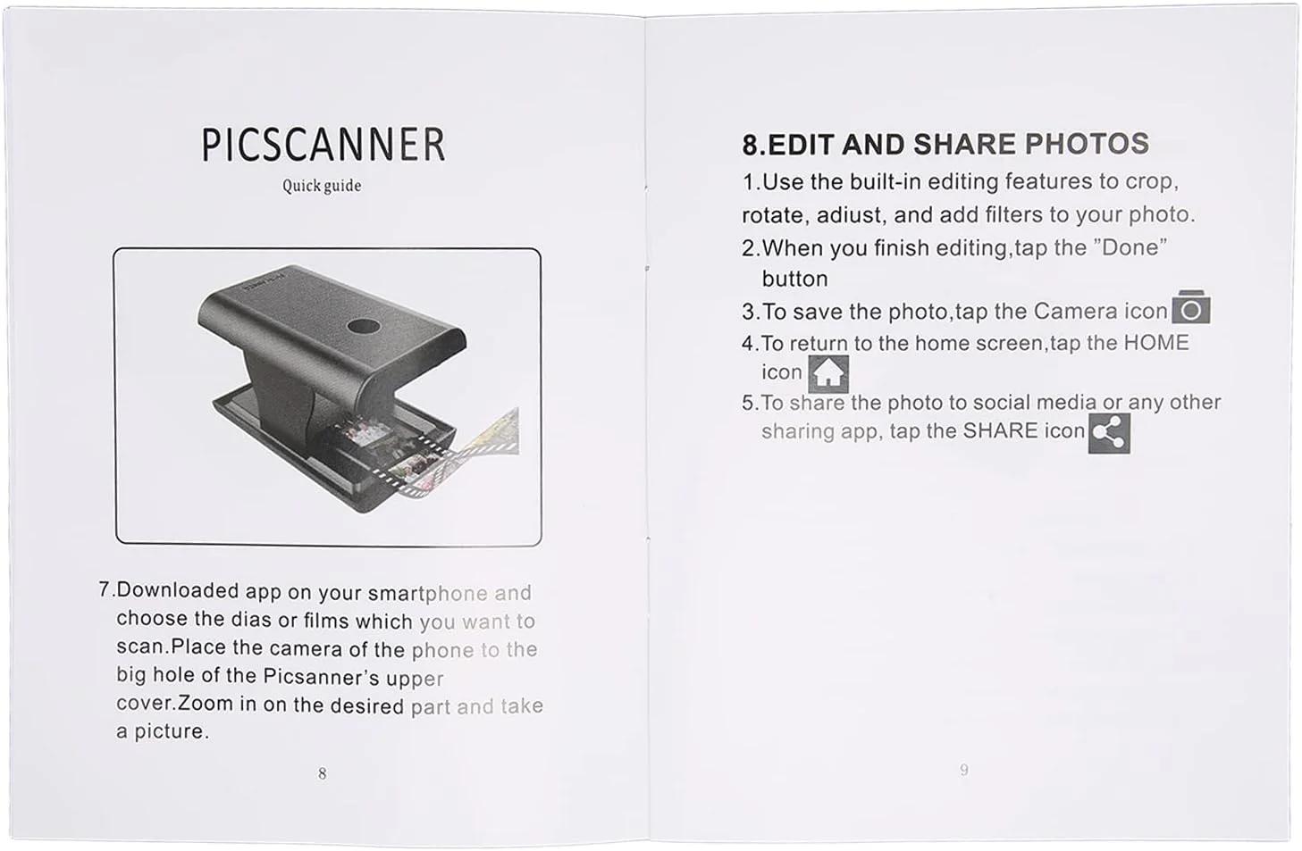 اسکنر فیلم موبایل قابل حمل، اسکنر فیلم تاشو تلفن همراه، پشتیبانی از سیاه سفید و رنگی، به JPEG، برای اندروید، سیستم عامل اسکنر فیلم موبایل قابل حمل، اسکنر فیلم تاشو تلفن همراه، پشتیبانی از سیاه سفید و رنگی، به JPEG، برای اندروید، سیستم عامل