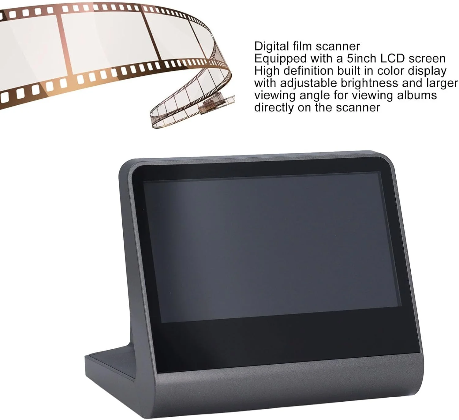 اسکنر فیلم دیجیتال قابل حمل با صفحه نمایش ال سی دی 5 اینچی، عکس های دیجیتال 22 مگاپیکسلی 1/2.33 اینچی CMOS و برای نگاتیوهای 110/135/126 KPK (پلاگین UK) اسکنر فیلم دیجیتال قابل حمل با صفحه نمایش ال سی دی 5 اینچی، عکس های دیجیتال 22 مگاپیکسلی 1/2.33 اینچی CMOS و برای نگاتیوهای 110/135/126 KPK (پلاگین UK)