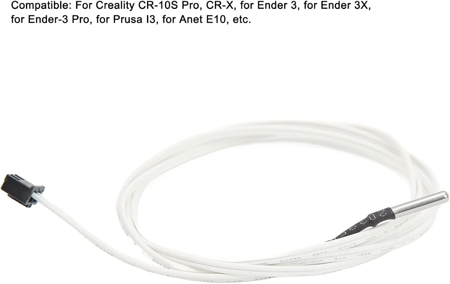 سنسور ترمیستور 10 عددی V2 ارتقا یافته 3950 XH2.54 2 پین مناسب پرینتر سه بعدی Ender 3 5 Pro CR6 CR10