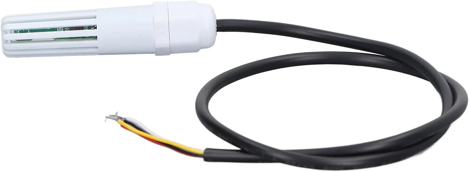 فرستنده دما و رطوبت، ساخته شده از مواد ABS، زمان پاسخگویی سریع، دقت اندازه گیری بالا، کاربردهای گسترده با خروجی برای گلخانه ها، اتاق های گیاهان، آزمایشگاه ها