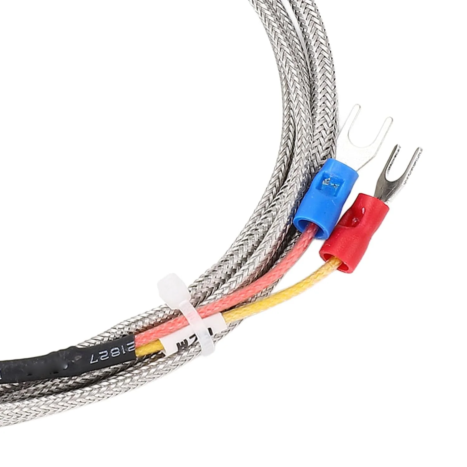 حسگر دمای نوع K، پروب ترموکوپل استیل ضد زنگ، حسگر دمای بالا برای اندازه گیری CHT موتور خودرو با واشر شناسه 14 میلی متری، مناسب برای ابزار دقیق و متر (1M) حسگر دمای نوع K، پروب ترموکوپل استیل ضد زنگ، حسگر دمای بالا برای اندازه گیری CHT موتور خودرو با واشر شناسه 14 میلی متری، مناسب برای ابزار دقیق و متر (1M)