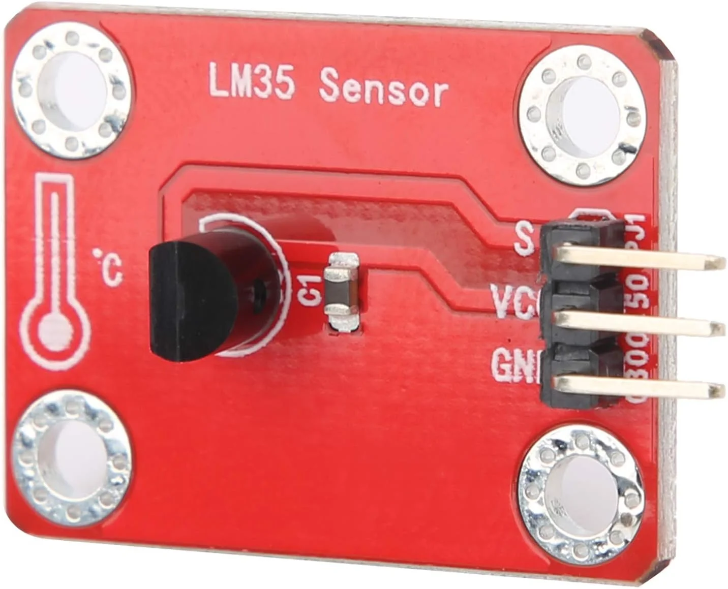 ماژول حسگر دما LM35 سازگار با Microbit 3.3V-5VDC، مناسب برای دانشجویان، مهندسان، تکنسین ها و کارخانه ها ماژول حسگر دما LM35 سازگار با Microbit 3.3V-5VDC، مناسب برای دانشجویان، مهندسان، تکنسین ها و کارخانه ها