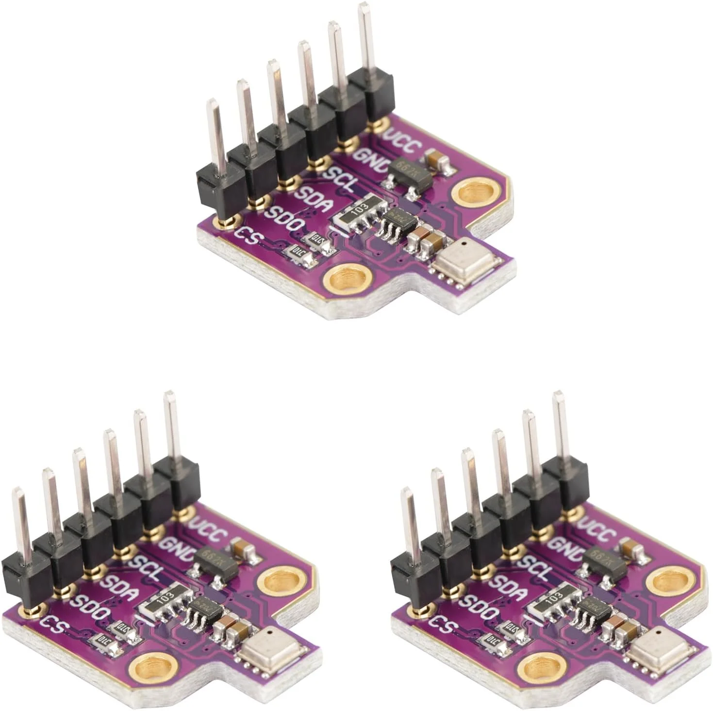 برد توسعه سنسور دما، رطوبت و فشار BME680 فوق العاده کوچک مناسب برای پروژه های اینترنت اشیا فشرده و نظارت بر محیط زیست