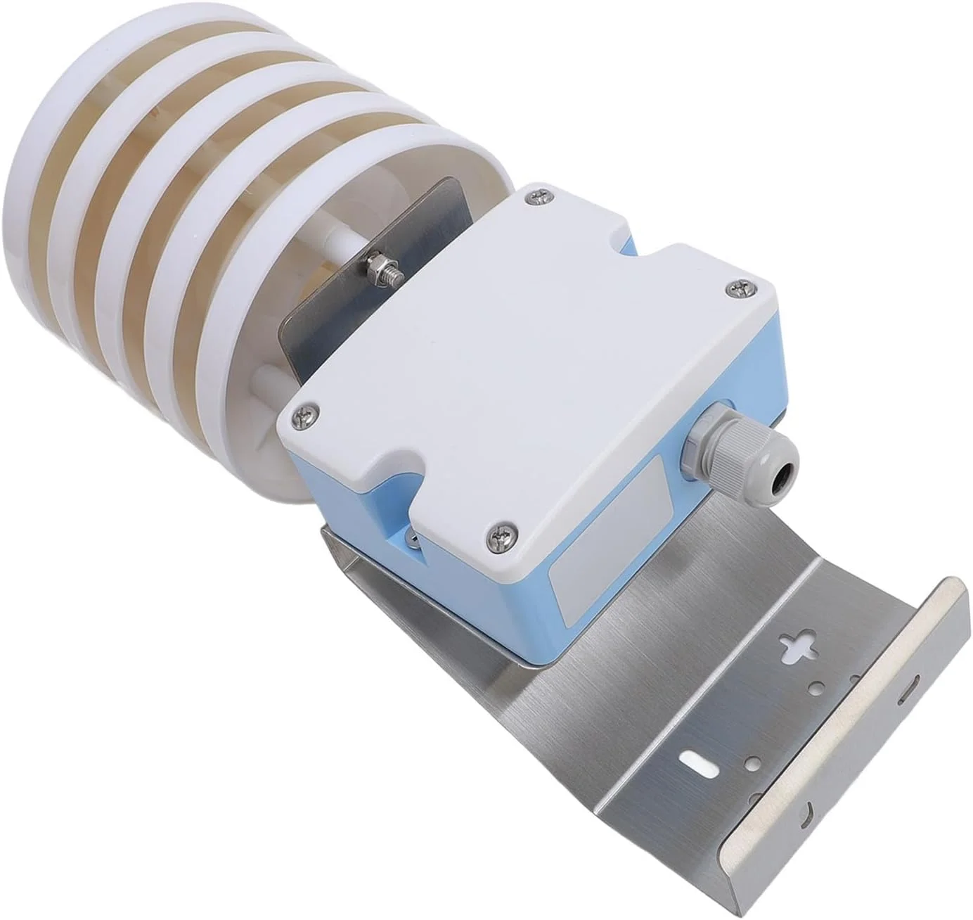 محفظه کرکره ای سنسور دما و رطوبت، دارای استاندارد IP65، فرستنده فضای باز با خروجی 4-20 میلی آمپر برای هواشناسی کشاورزی محفظه کرکره ای سنسور دما و رطوبت، دارای استاندارد IP65، فرستنده فضای باز با خروجی 4-20 میلی آمپر برای هواشناسی کشاورزی