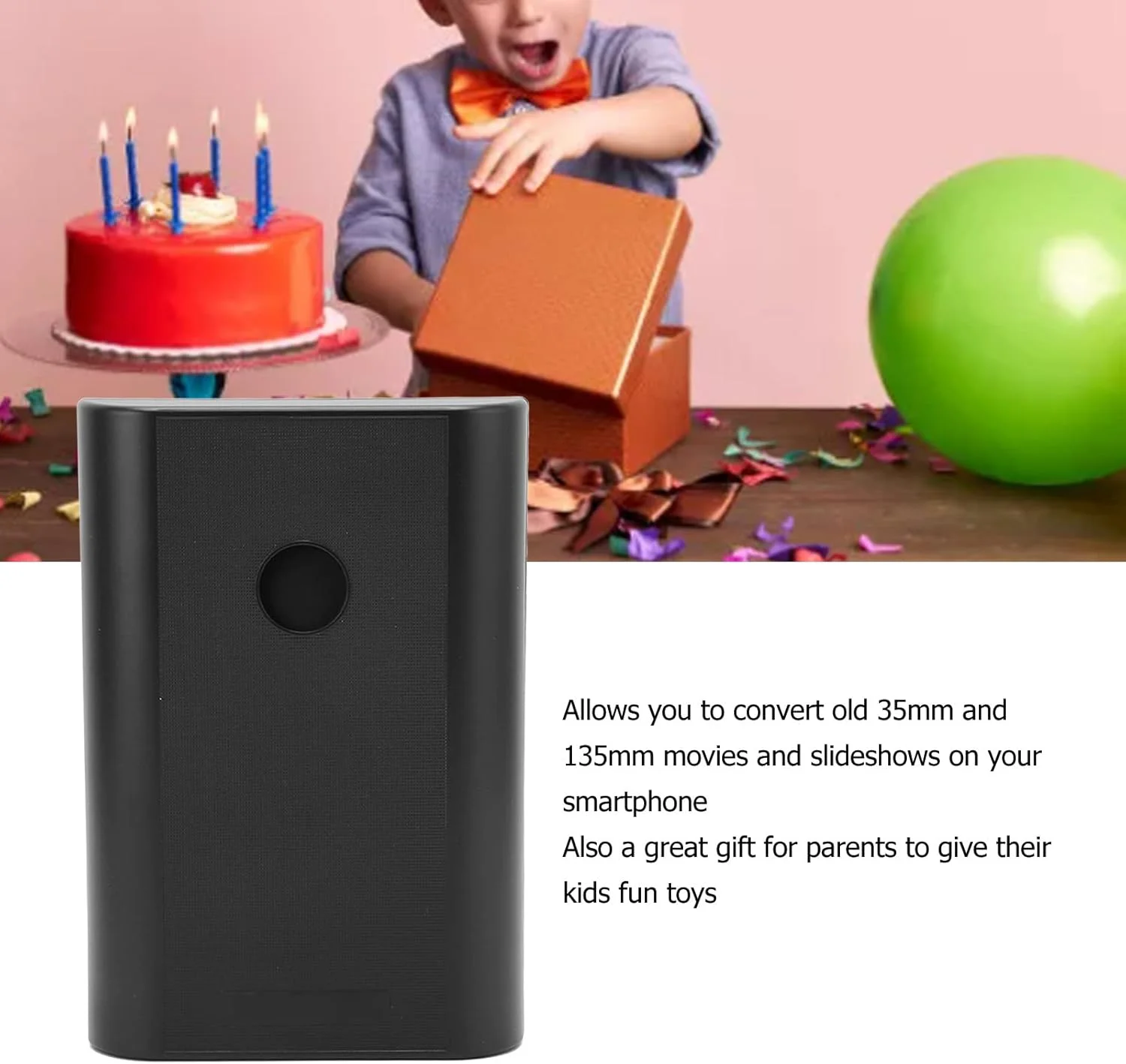 اسکنر فیلم تلفن همراه، تاشو، قابل حمل، دارای نور پس زمینه LED با باتری، کاربری آسان برای تبدیل نگاتیو و اسلاید فیلم 35 میلی متری و 135 میلی متری به عکس های دیجیتال - مشکی اسکنر فیلم تلفن همراه، تاشو، قابل حمل، دارای نور پس زمینه LED با باتری، کاربری آسان برای تبدیل نگاتیو و اسلاید فیلم 35 میلی متری و 135 میلی متری به عکس های دیجیتال - مشکی