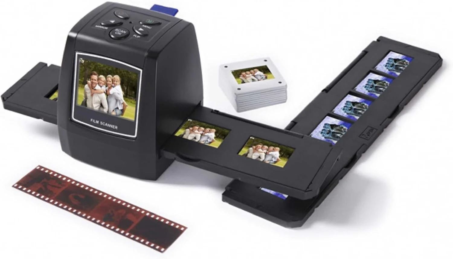 اسکنر اسلاید و نگاتیو فیلم به کارت SD، عکس دیجیتال رنگی USB