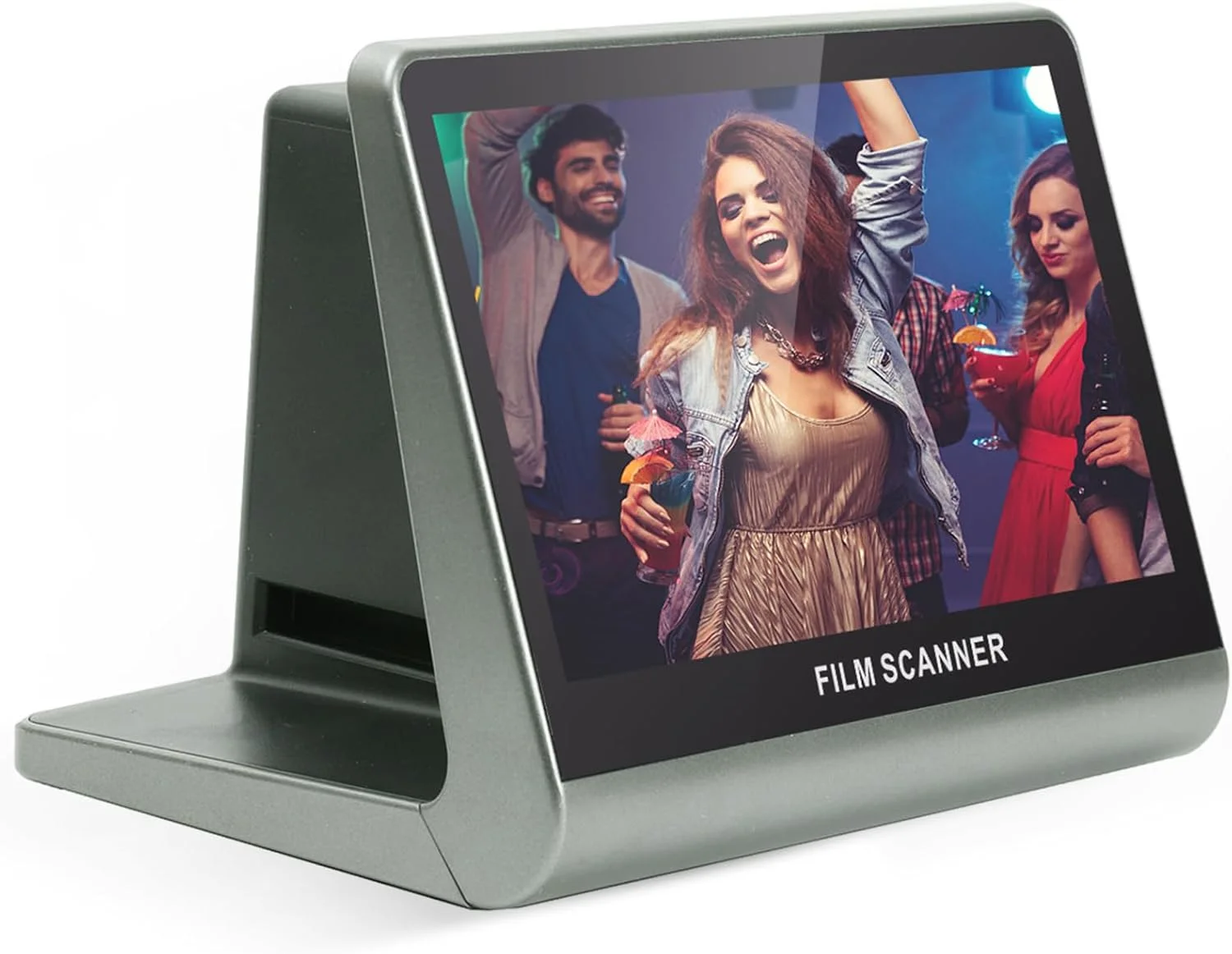 اسکنر فیلم و اسلاید برای فیلم 135 (36 * 24 میلی متر)، 126KPK، فیلم 110، Super8، تک رنگ، اسلاید به JPEG دیجیتال، حافظه داخلی 16 گیگابایتی، صفحه نمایش LCD 7 اینچی، پشتیبانی از برنامه رایگان، نمایشگر 48W Pels، اتصال