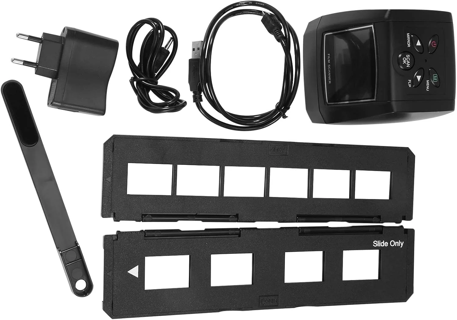 اسکنر فیلم، تبدیل فیلم/اسلاید/نگاتیو 35 میلی‌متری و 135 میلی‌متری به عکس‌های دیجیتال JPG، صفحه نمایش LCD 2.36 اینچی