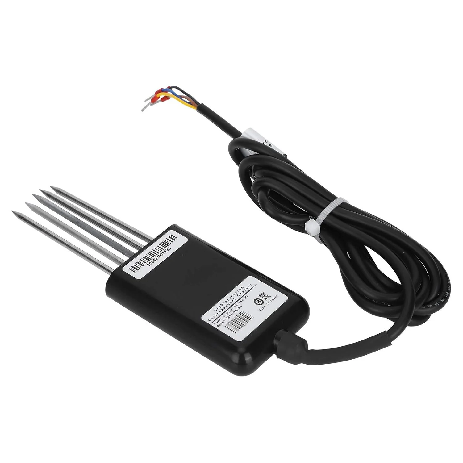 حسگر دقیق خاک NPK، دما، رطوبت و EC، ردیاب رسانایی برای کشت گیاهان و گلخانه ها، حسگر خاک 5 پین