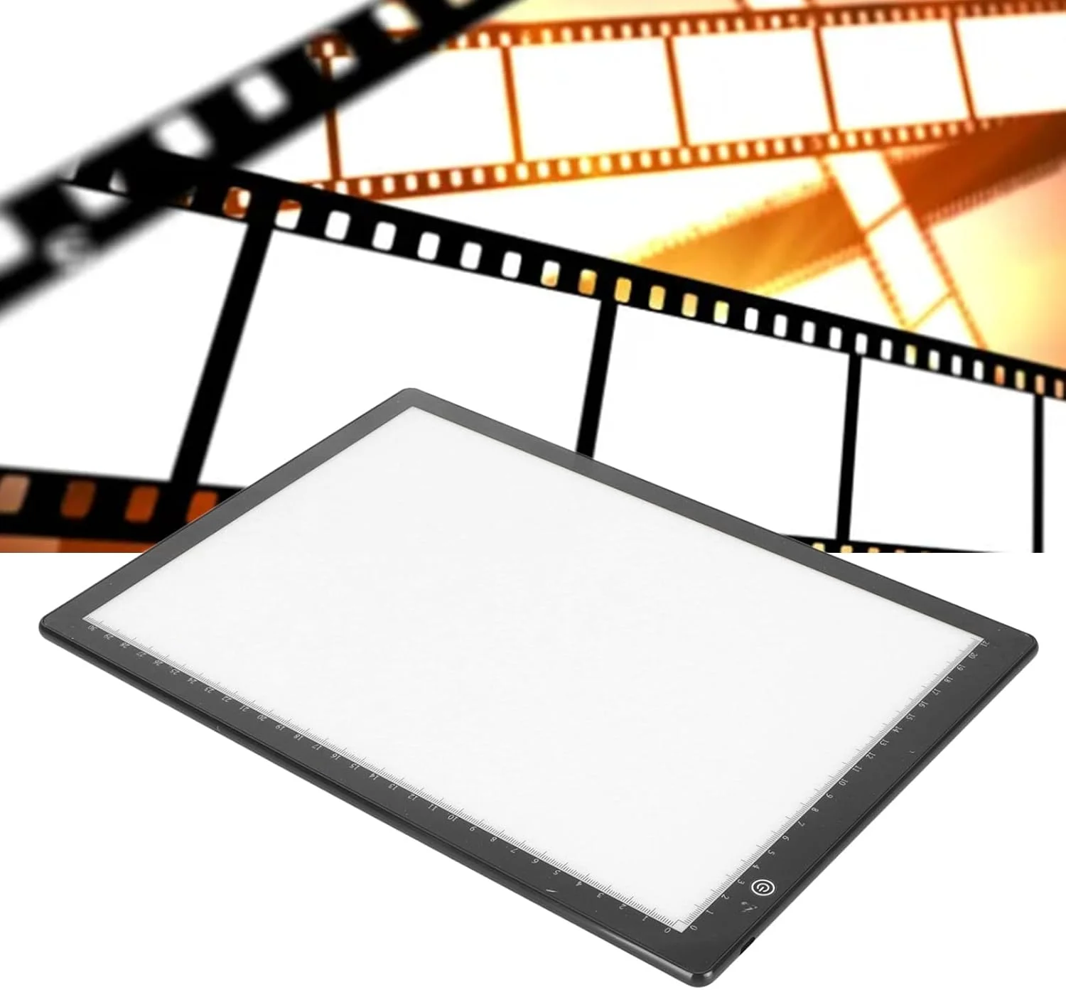 نمایشگر اسلاید، اسکنر فیلم، جعبه نور فوق العاده باریک با 3 سطح روشنایی، تغذیه از طریق USB با منبع نور LED برای اسلایدها، نگاتیوها، ویرایش برنامه