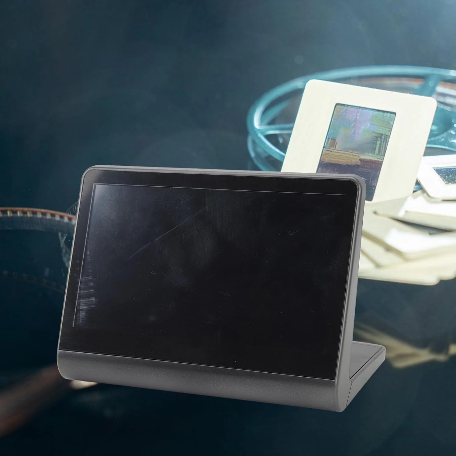 اسکنر فیلم 48 مگاپیکسلی با کیفیت بالا با صفحه نمایش 7 اینچی، اسکنر سریع اسلاید فیلم برای 135 126KPK 110 سوپر 8 میلی متری، همه در یک برای تبدیل سریع عکس