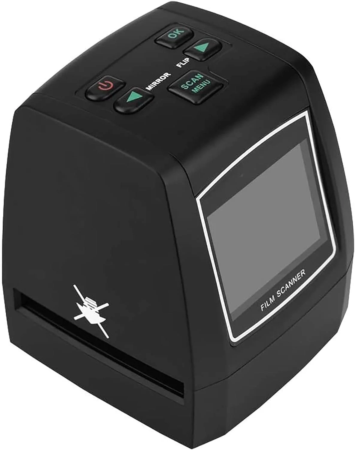 اسکنر فیلم با وضوح بالا، اسکنر فیلم نگاتیو اسلاید 8 میلی متری، پشتیبانی از کارت حافظه SD 32G، نور پس زمینه LED، مناسب برای انواع مختلف اسلایدهای فیلم