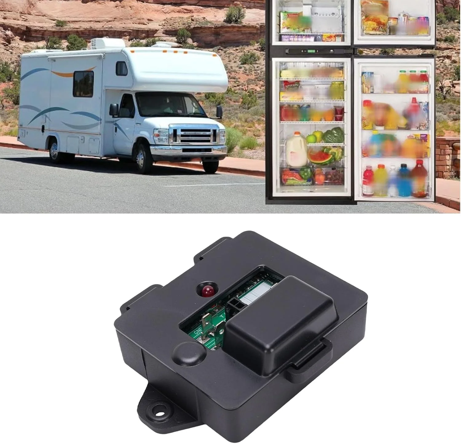 مانیتور دمای یخچال RV، کیت کنترل سیستم خنک کننده یخچال برای Norcold سری 2118 1200 مدل 637360 مانیتور دمای یخچال RV، کیت کنترل سیستم خنک کننده یخچال برای Norcold سری 2118 1200 مدل 637360