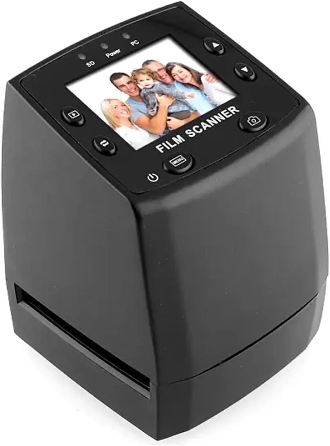 اسکنر نگاتیو فیلم 35 میلی‌متری، نمایشگر اسلاید با رزولوشن بالای 10 مگاپیکسل با صفحه نمایش LCD 2.4 اینچی و فیدر پایه اسلاید، تبدیل 35 میلی‌متر به تصاویر JPEG، بدون نیاز به کامپیوتر/نرم‌افزار