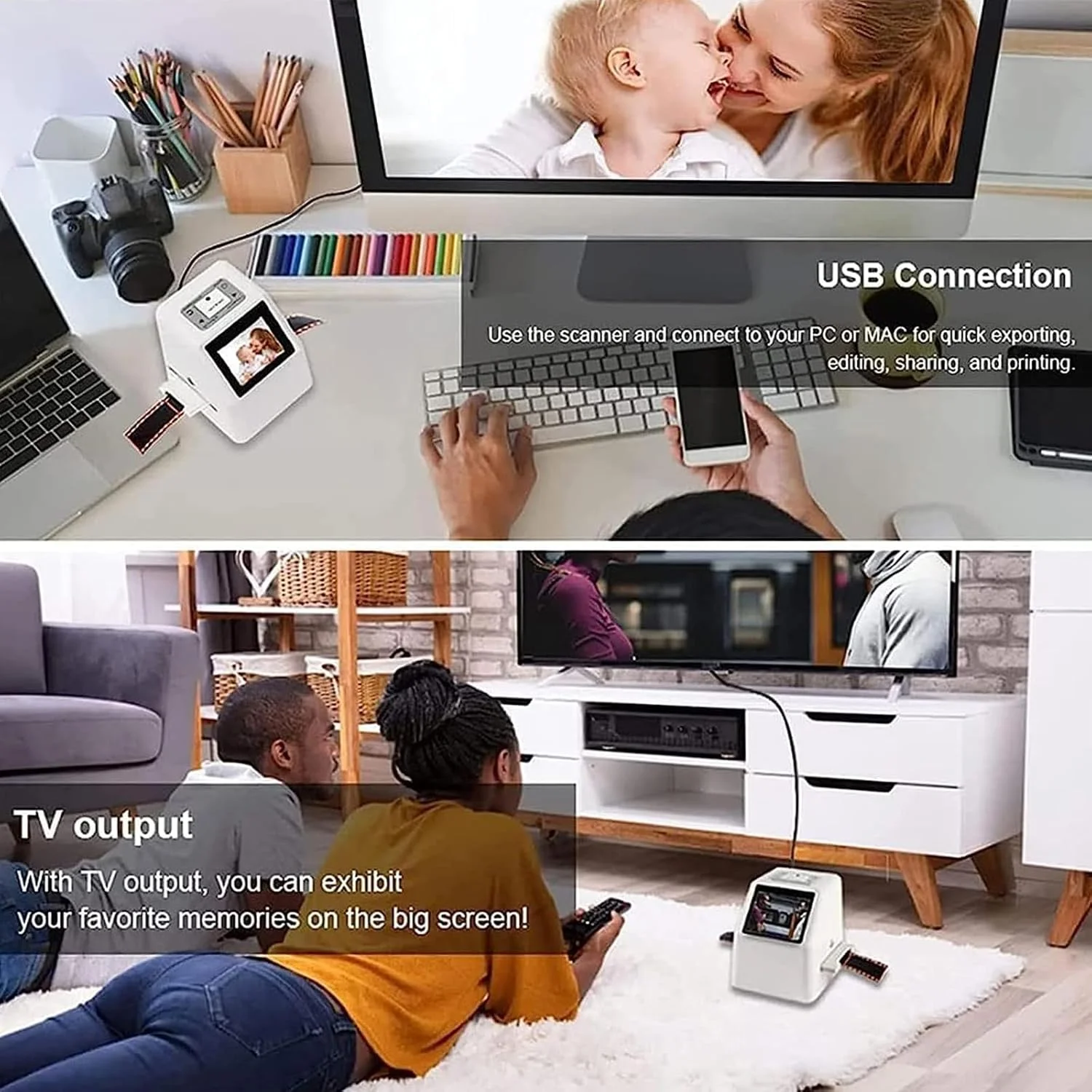 نمایشگر اسلاید، اسکنر فیلم و اسلاید دیجیتال با LCD شیب دار 2.4 اینچی، تا 20 میلیون پیکسل، تبدیل نگاتیو و اسلاید فیلم های 135 میلی متری، 126، 110، سوپر 8 و 8 میلی متری به JPEG نمایشگر اسلاید، اسکنر فیلم و اسلاید دیجیتال با LCD شیب دار 2.4 اینچی، تا 20 میلیون پیکسل، تبدیل نگاتیو و اسلاید فیلم های 135 میلی متری، 126، 110، سوپر 8 و 8 میلی متری به JPEG