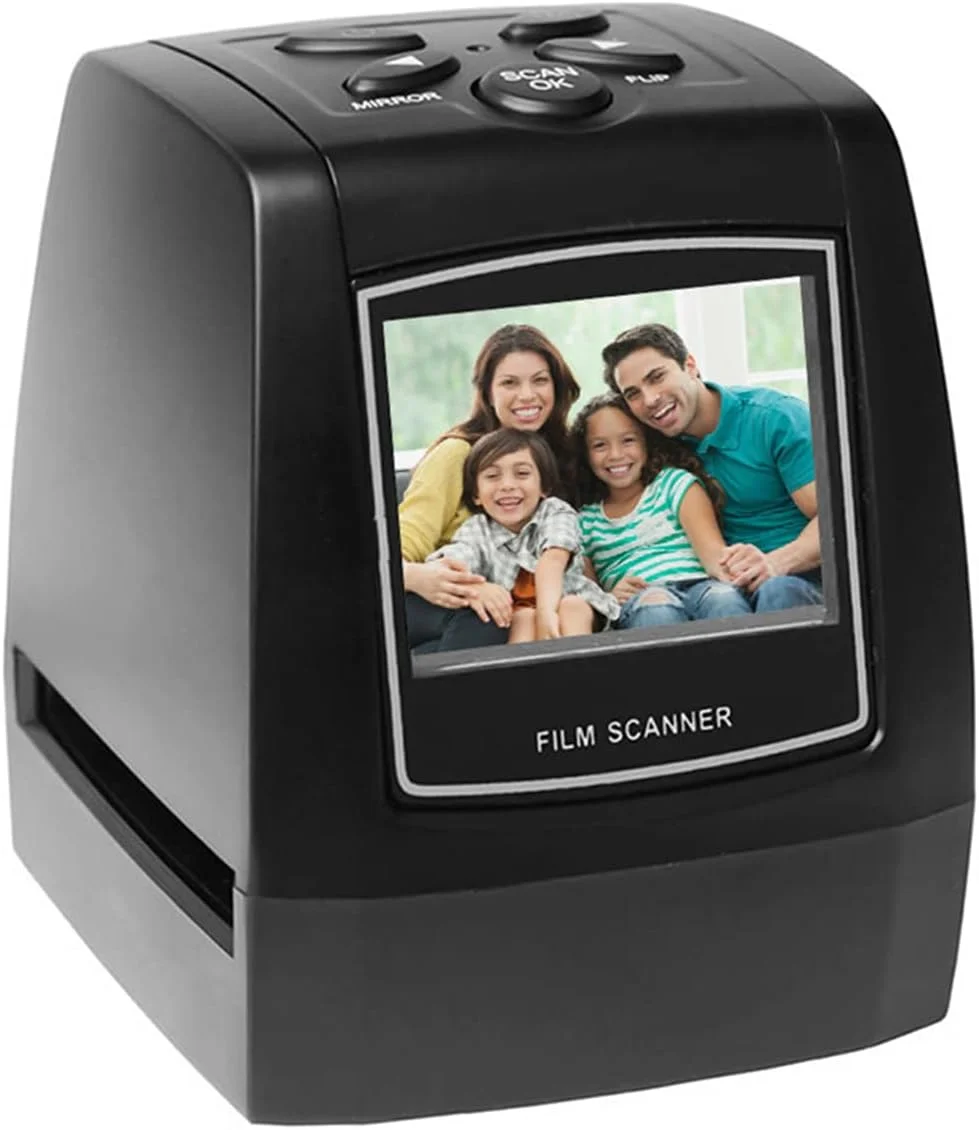 اسکنر فیلم نگاتیو قابل حمل پپیسکی، تبدیل کننده فیلم اسلاید 35 میلی متری 135 میلی متری، نمایشگر تصویر دیجیتال با 2.4