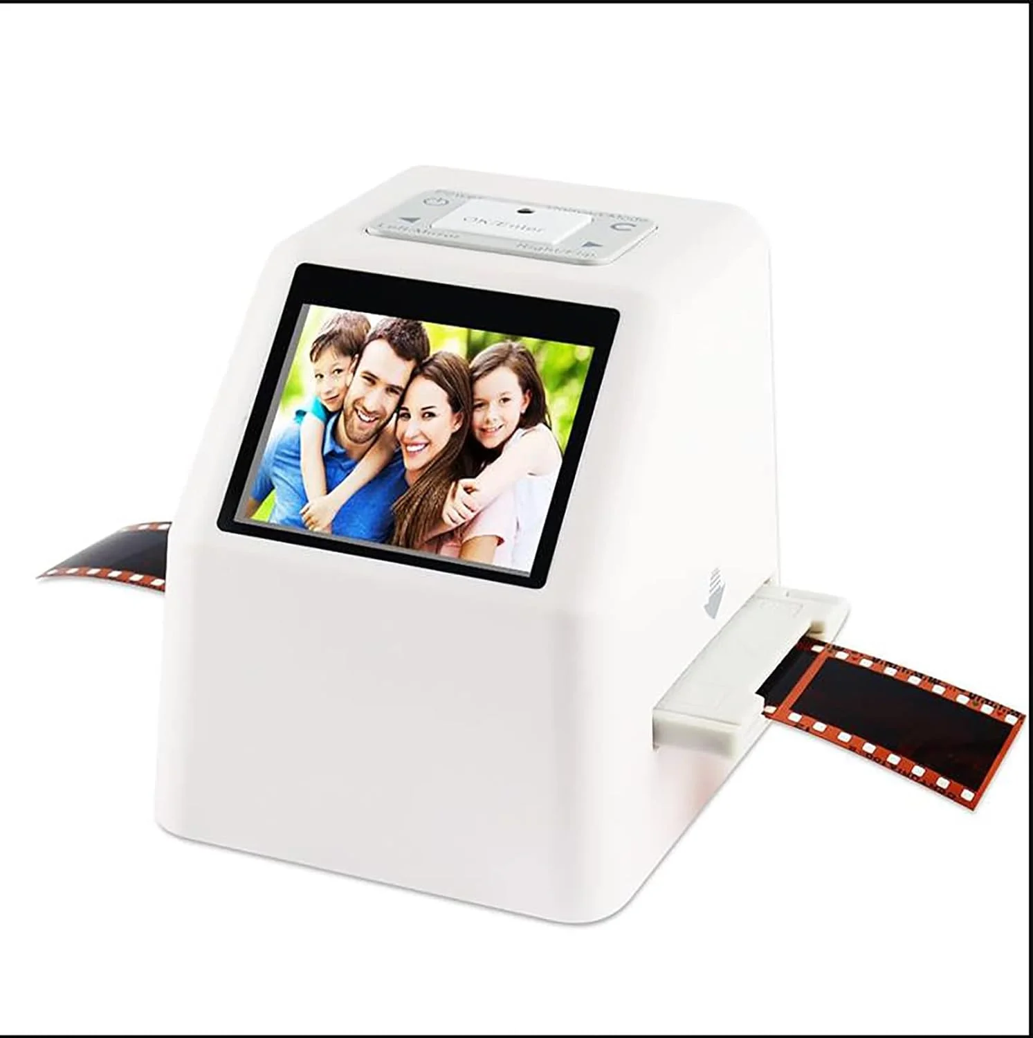 اسکنر فیلم قابل حمل، رزولوشن بالا 22 مگاپیکسل، صفحه نمایش LCD 2.4 اینچی، تبدیل اسلاید و نگاتیو به JPEG، کار با انواع مختلف اسلاید فیلم