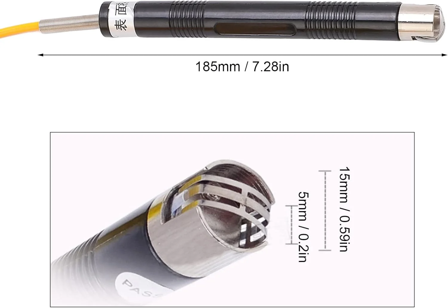 ترموكوپل میله ای مستقیم نوع K مدل NR-81531B، محدوده اندازه گیری دما: -50 تا 500 درجه سانتیگراد