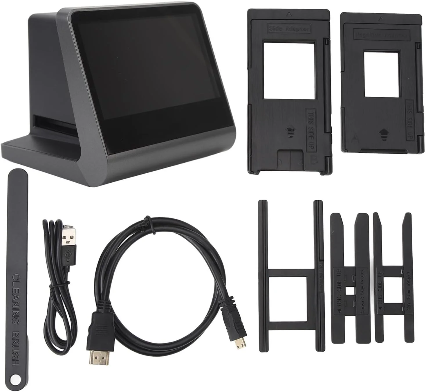 اسکنر نگاتیو اسلاید، اسکنر فیلم و عکس، اسکنر اسلاید با صفحه نمایش بزرگ 5 اینچی LCD با وضوح بالا 48 مگاپیکسل، تبدیل کننده اسلاید فیلم های 135 126 110 سوپر 8 میلی متری