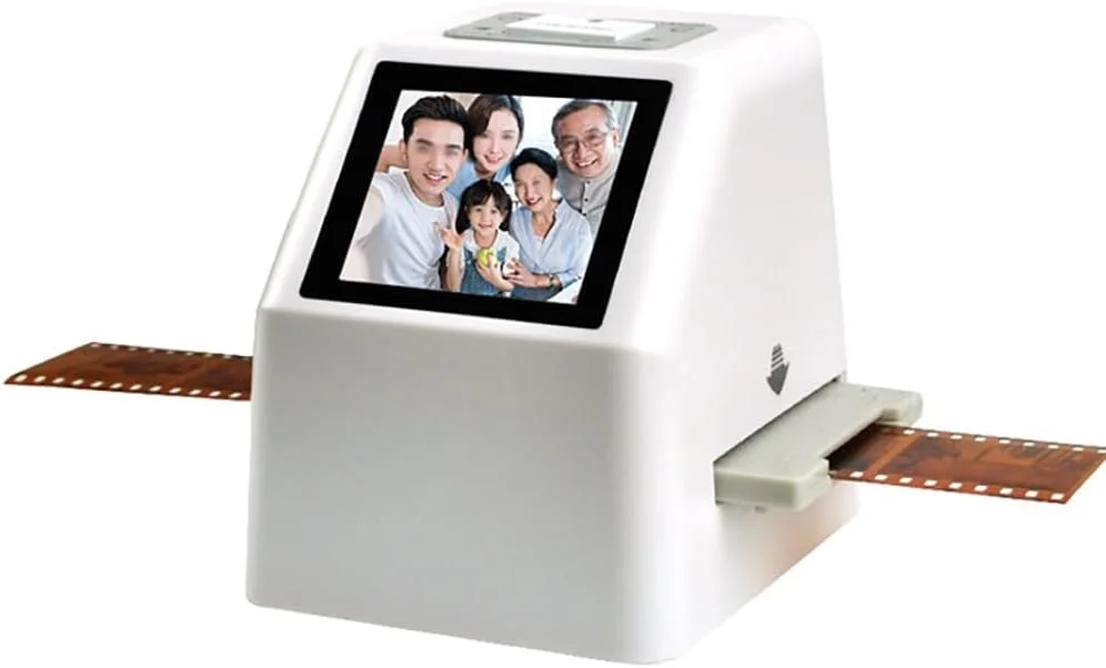 اسکنر فیلم نگاتیو، مبدل فیلم دیجیتال، اسکنر فیلم اسلاید نگاتیو 35 میلی متری 8، رزولوشن بالا 22 مگاپیکسل 2.4 اینچ LCD، فرمت خروجی تلویزیون NTSC/PAL