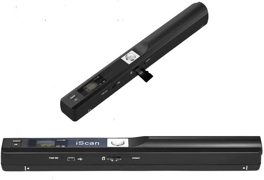 اسکنر قابل حمل Microware iSCAN 900 DPI A4، اسکنر دستی اسناد برای تجارت، عکس، رسید، کتاب، انتخاب فرمت JPG/PDF، اسکنر دستی کارت Micro SD