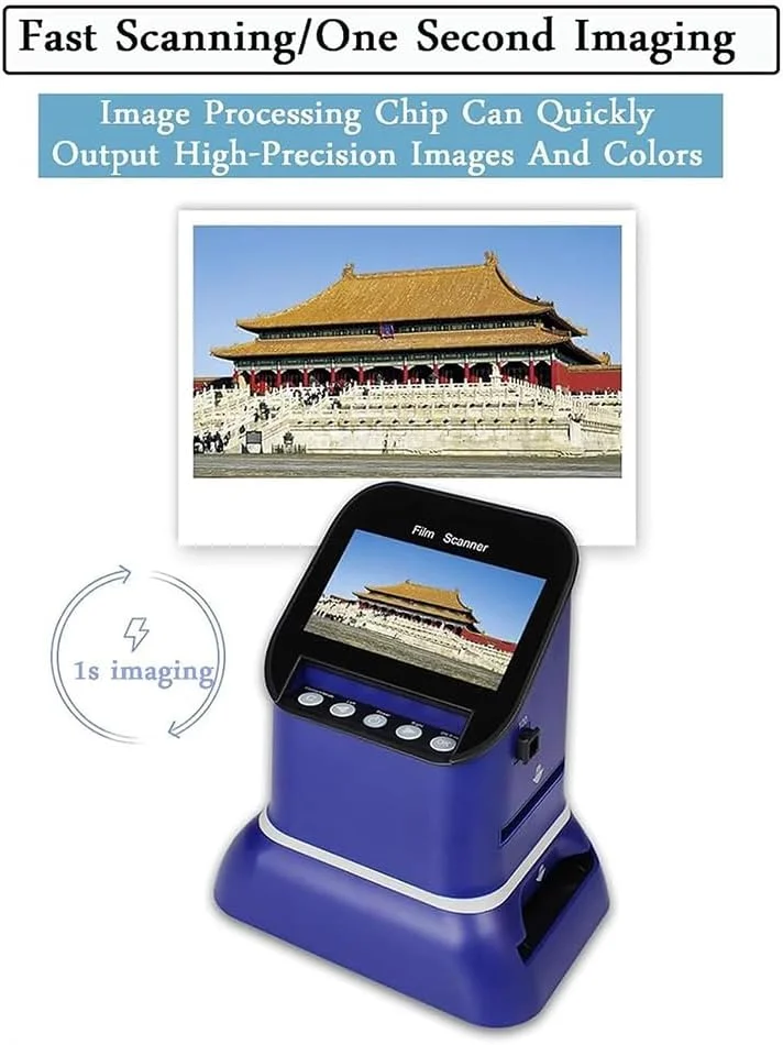اسکنر فیلم دیجیتال قابل حمل، اسکنر فیلم HD با صفحه نمایش LCD 4.3 اینچی، اسکنر نگاتیو فیلم 22 مگاپیکسلی، تبدیل نگاتیو و اسلاید 35 میلی متری/135/126/127 به تصاویر دیجیتال JPEG اسکنر فیلم دیجیتال قابل حمل، اسکنر فیلم HD با صفحه نمایش LCD 4.3 اینچی، اسکنر نگاتیو فیلم 22 مگاپیکسلی، تبدیل نگاتیو و اسلاید 35 میلی متری/135/126/127 به تصاویر دیجیتال JPEG