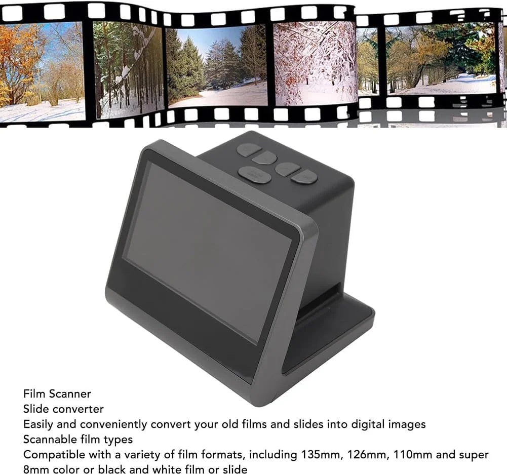 اسکنر فیلم دیجیتال 48 مگاپیکسلی با صفحه نمایش بزرگ 7 اینچی، اسکنر حرفه ای فیلم 48 مگاپیکسلی، اسکنر اسلاید تبدیل فیلم های 135/126/110/Super 8 میلی متری به تصاویر JPG اسکنر فیلم دیجیتال 48 مگاپیکسلی با صفحه نمایش بزرگ 7 اینچی، اسکنر حرفه ای فیلم 48 مگاپیکسلی، اسکنر اسلاید تبدیل فیلم های 135/126/110/Super 8 میلی متری به تصاویر JPG