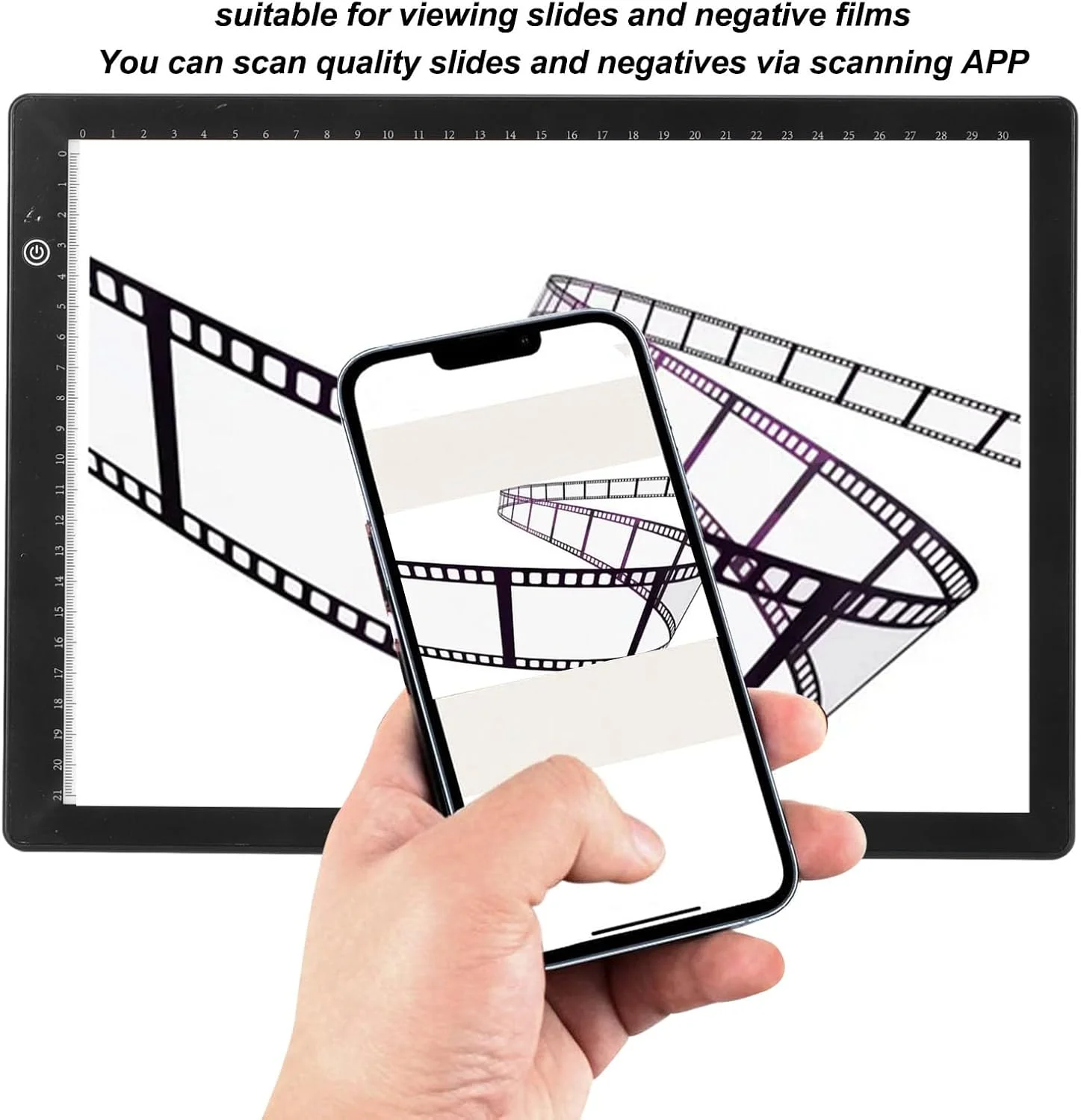 جعبه نور اسلاید باریک Marhynchus با 3 حالت روشنایی، ویرایش با اپلیکیشن و تغذیه از طریق USB برای اسلایدها و نگاتیوها جعبه نور اسلاید باریک Marhynchus با 3 حالت روشنایی، ویرایش با اپلیکیشن و تغذیه از طریق USB برای اسلایدها و نگاتیوها