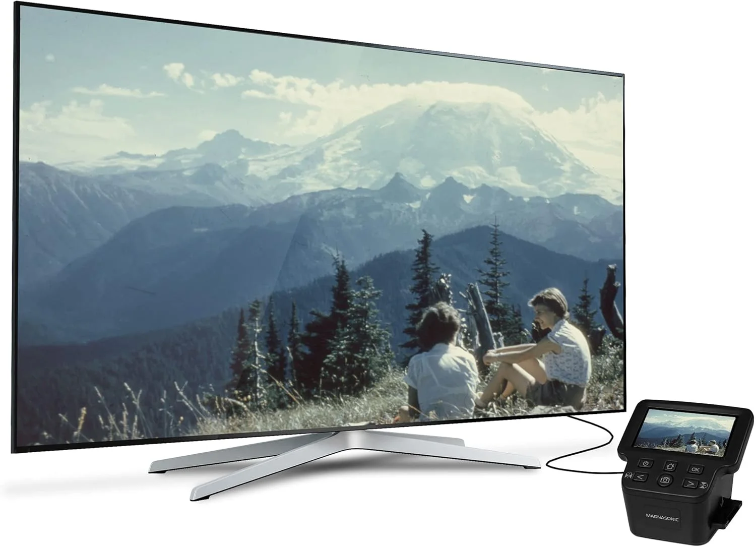 اسکنر فیلم 24 مگاپیکسلی همه کاره Magnasonic با صفحه نمایش بزرگ 5 اینچی و HDMI، تبدیل فیلم های 35mm/126/110/Super 8 و اسلایدهای 135/126/110 به عکس های دیجیتال، حافظه داخلی (FS71) اسکنر فیلم 24 مگاپیکسلی همه کاره Magnasonic با صفحه نمایش بزرگ 5 اینچی و HDMI، تبدیل فیلم های 35mm/126/110/Super 8 و اسلایدهای 135/126/110 به عکس های دیجیتال، حافظه داخلی (FS71)