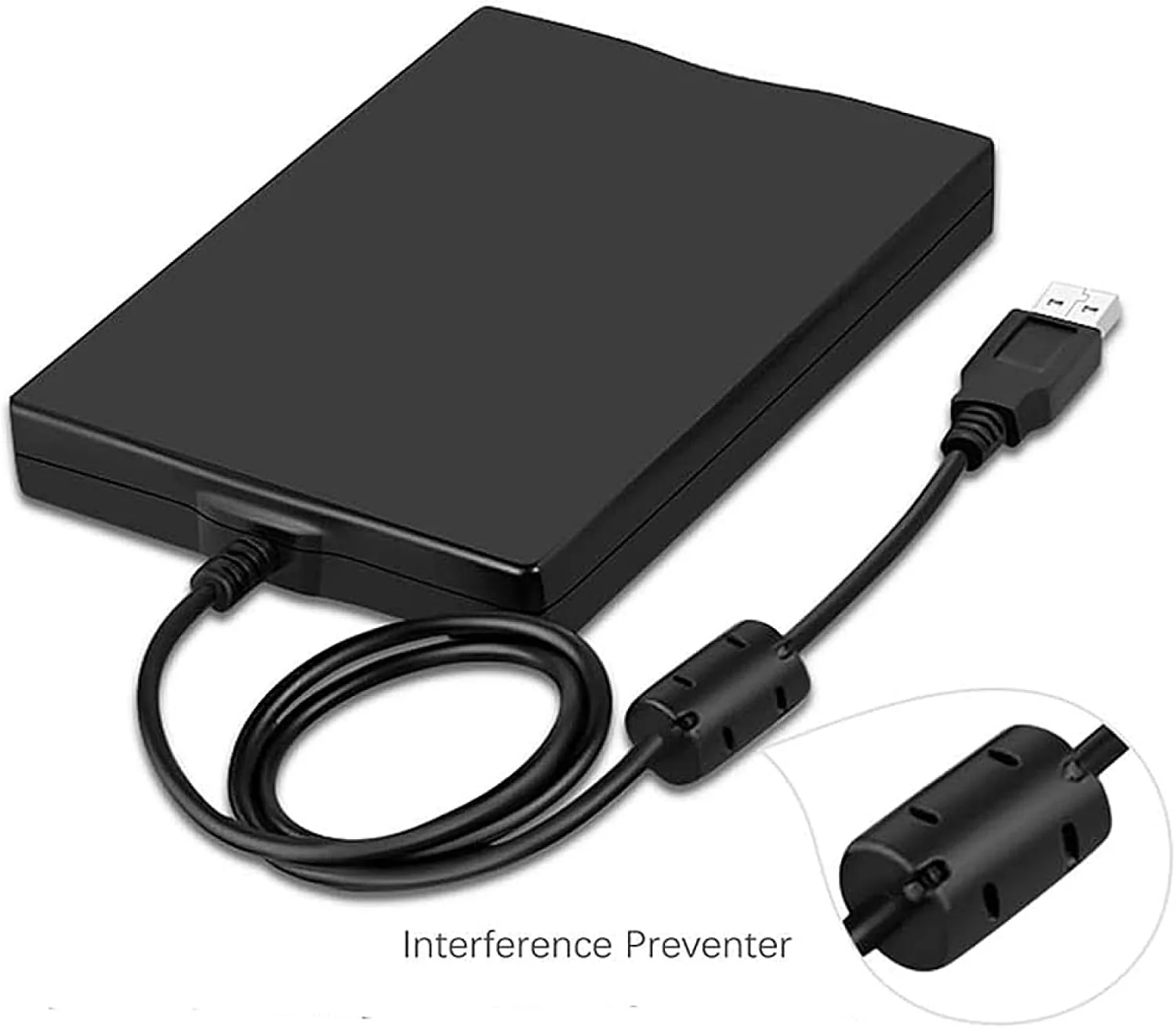 درایو فلاپی دیسک اکسترنال USB لابیموس، قابل حمل 3.5 اینچی، رابط USB، اتصال و پخش آسان، کم صدا برای لپ تاپ و کامپیوتر، مشکی درایو فلاپی دیسک اکسترنال USB لابیموس، قابل حمل 3.5 اینچی، رابط USB، اتصال و پخش آسان، کم صدا برای لپ تاپ و کامپیوتر، مشکی