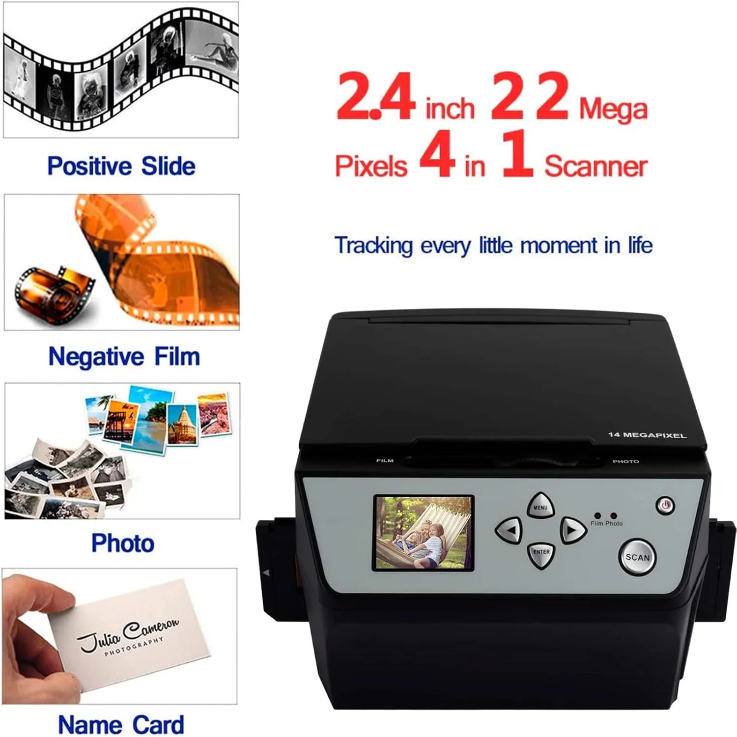 اسکنر فیلم و اسلاید دیجیتال، اسکنر نگاتیو با صفحه نمایش رنگی 2.4 اینچی LCD، اسکنر نگاتیو برای ویندوز XP/Vista/Win 7/Win XP اسکنر فیلم و اسلاید دیجیتال، اسکنر نگاتیو با صفحه نمایش رنگی 2.4 اینچی LCD، اسکنر نگاتیو برای ویندوز XP/Vista/Win 7/Win XP