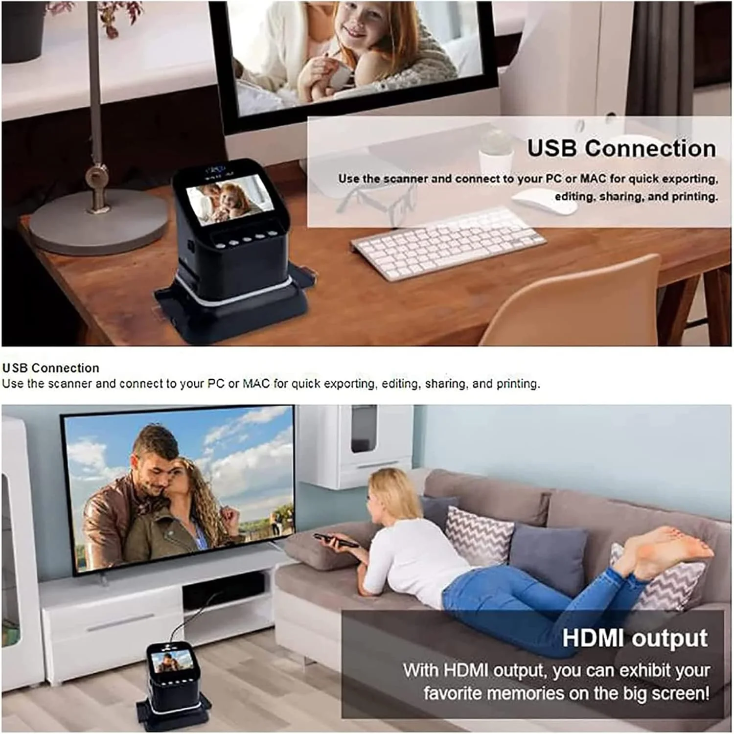 اسکنر چند منظوره فیلم و اسلاید KRUZZO 22MP با صفحه نمایش 4.3 اینچی، اسکنر فیلم با وضوح بالا تبدیل نگاتیو و اسلاید 35 میلی متری، 135، 126، 127 به JPEG دیجیتال، 22 میلیون پیکسل با کیفیت بالا اسکنر چند منظوره فیلم و اسلاید KRUZZO 22MP با صفحه نمایش 4.3 اینچی، اسکنر فیلم با وضوح بالا تبدیل نگاتیو و اسلاید 35 میلی متری، 135، 126، 127 به JPEG دیجیتال، 22 میلیون پیکسل با کیفیت بالا