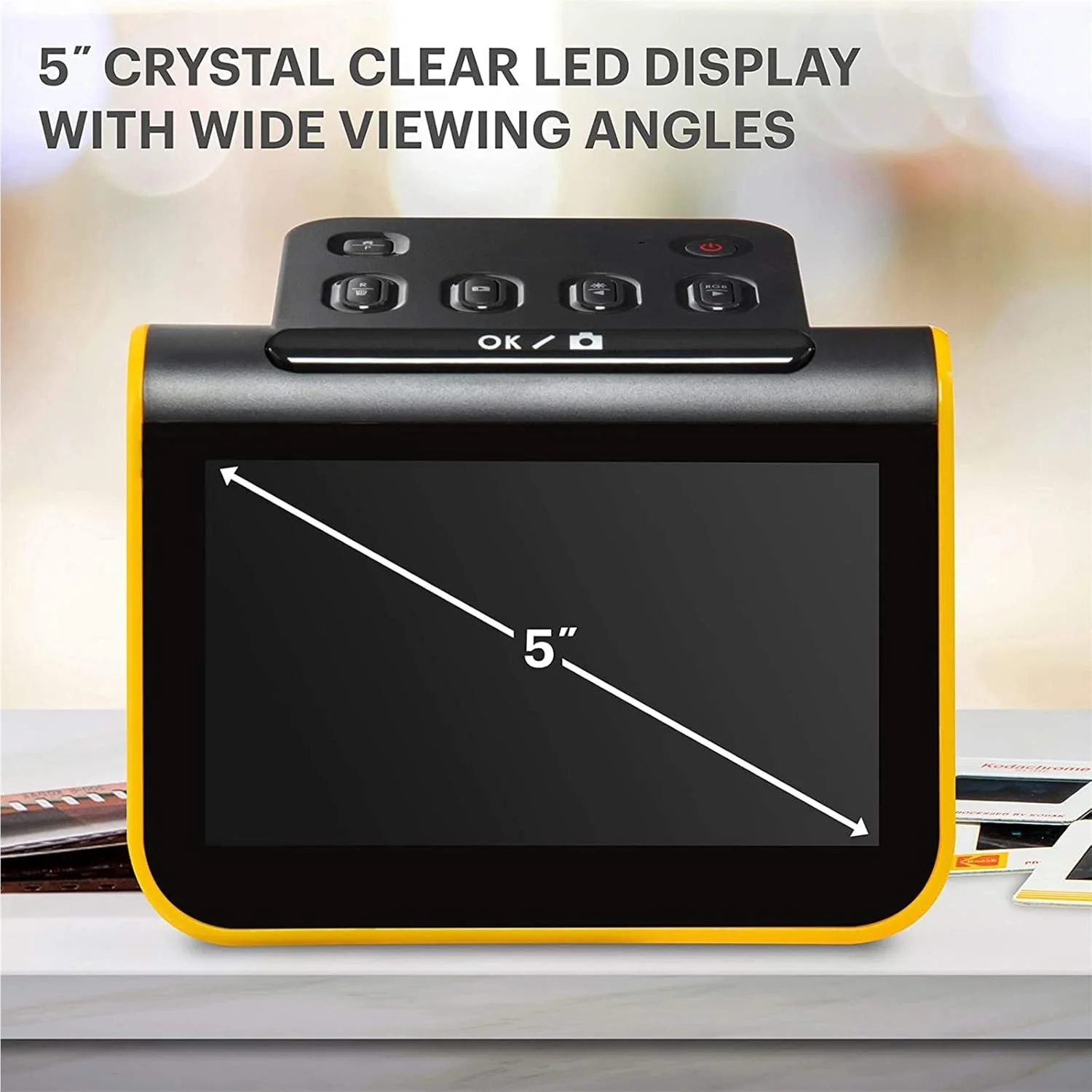 اسکنر فیلم دیجیتال، ویرایش لمسی، اسکنر اسلاید قابل حمل با صفحه نمایش ال سی دی 5 اینچی، اسکنر نگاتیو برای ویندوز XP/Vista/Win 7/Win XP/Win Vista اسکنر فیلم دیجیتال، ویرایش لمسی، اسکنر اسلاید قابل حمل با صفحه نمایش ال سی دی 5 اینچی، اسکنر نگاتیو برای ویندوز XP/Vista/Win 7/Win XP/Win Vista