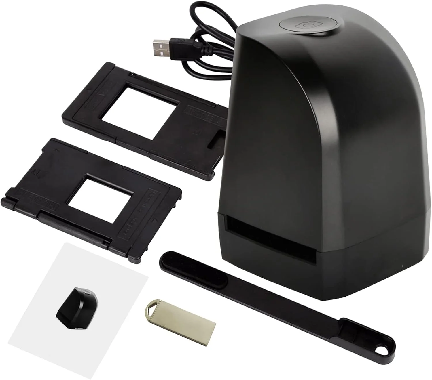 تبدیل کننده اسلاید فیلم KEhtu، اسکنر قابل حمل نگاتیو 8 مگاپیکسل اسلایدها و نگاتیوهای 35 میلی متری/135 میلی متری به عکس های دیجیتال JPEG، پشتیبانی از نگاتیوها و اسلایدهای سیاه و سفید/رنگی