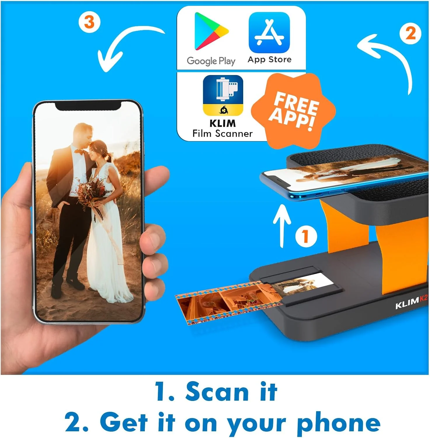 اسکنر فیلم موبایل KLIM K2 35 میلی متری - تبدیل نگاتیو و پوزیتیو - اسکنر عکس - کیت ضروری ظهور فیلم 35 میلی متری برای استفاده خانگی اسکنر فیلم موبایل KLIM K2 35 میلی متری - تبدیل نگاتیو و پوزیتیو - اسکنر عکس - کیت ضروری ظهور فیلم 35 میلی متری برای استفاده خانگی