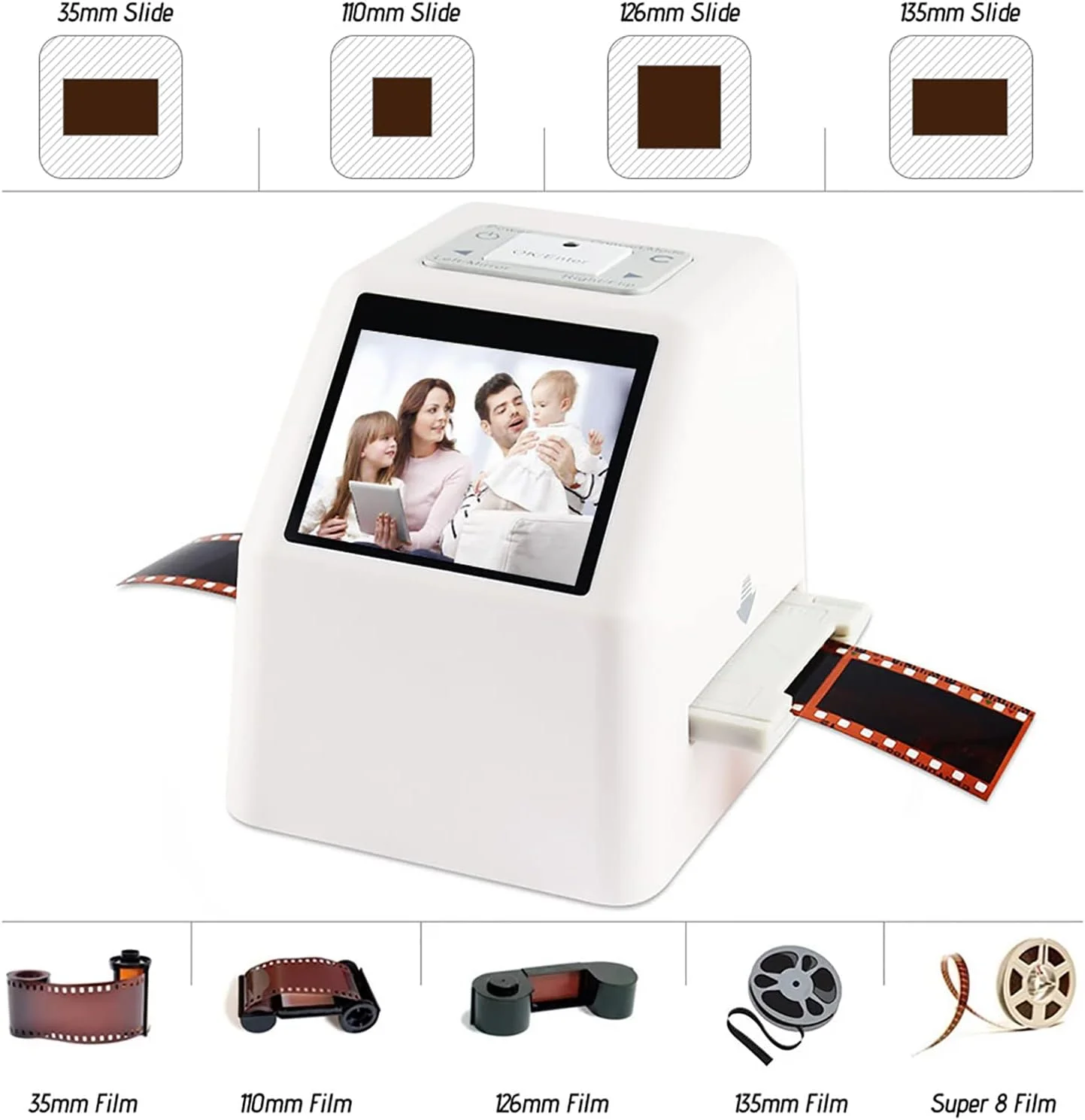 اسکنر فیلم KEhtu، 22 مگاپیکسل، اسکنر قابل حمل فیلم 35 میلی متری 135 110 126KPK سوپر 8، نگهدارنده اسلاید نگاتیو، اسکنر عکس، پشتیبانی از ویرایش، پخش و اشتراک گذاری، مناسب برای سیستم عامل های IOS و Android اسکنر فیلم KEhtu، 22 مگاپیکسل، اسکنر قابل حمل فیلم 35 میلی متری 135 110 126KPK سوپر 8، نگهدارنده اسلاید نگاتیو، اسکنر عکس، پشتیبانی از ویرایش، پخش و اشتراک گذاری، مناسب برای سیستم عامل های IOS و Android