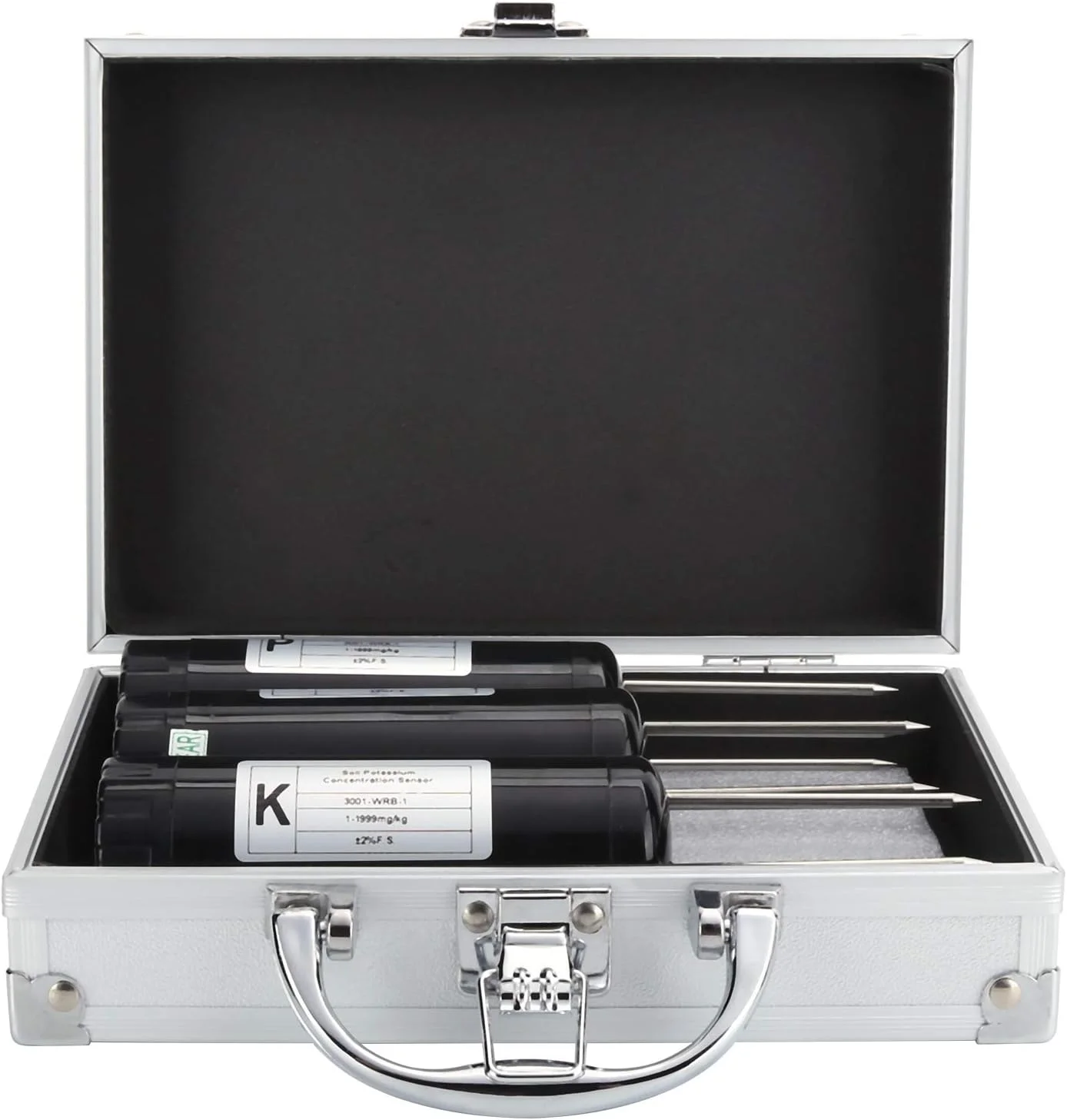 دستگاه سنجش خاک قابل حمل کیانسو مدل NPK، مناسب مزارع و باغ ها، دارای حسگر IP68