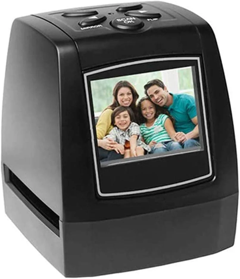 اسکنر فیلم با کیفیت 22 مگاپیکسل، تبدیل فیلم‌های 126KPK/135/110/Super 8، اسلایدها و نگاتیوها به عکس‌های دیجیتال، دارای حافظه داخلی 128 مگابایت و صفحه نمایش 2.4 اینچی LCD